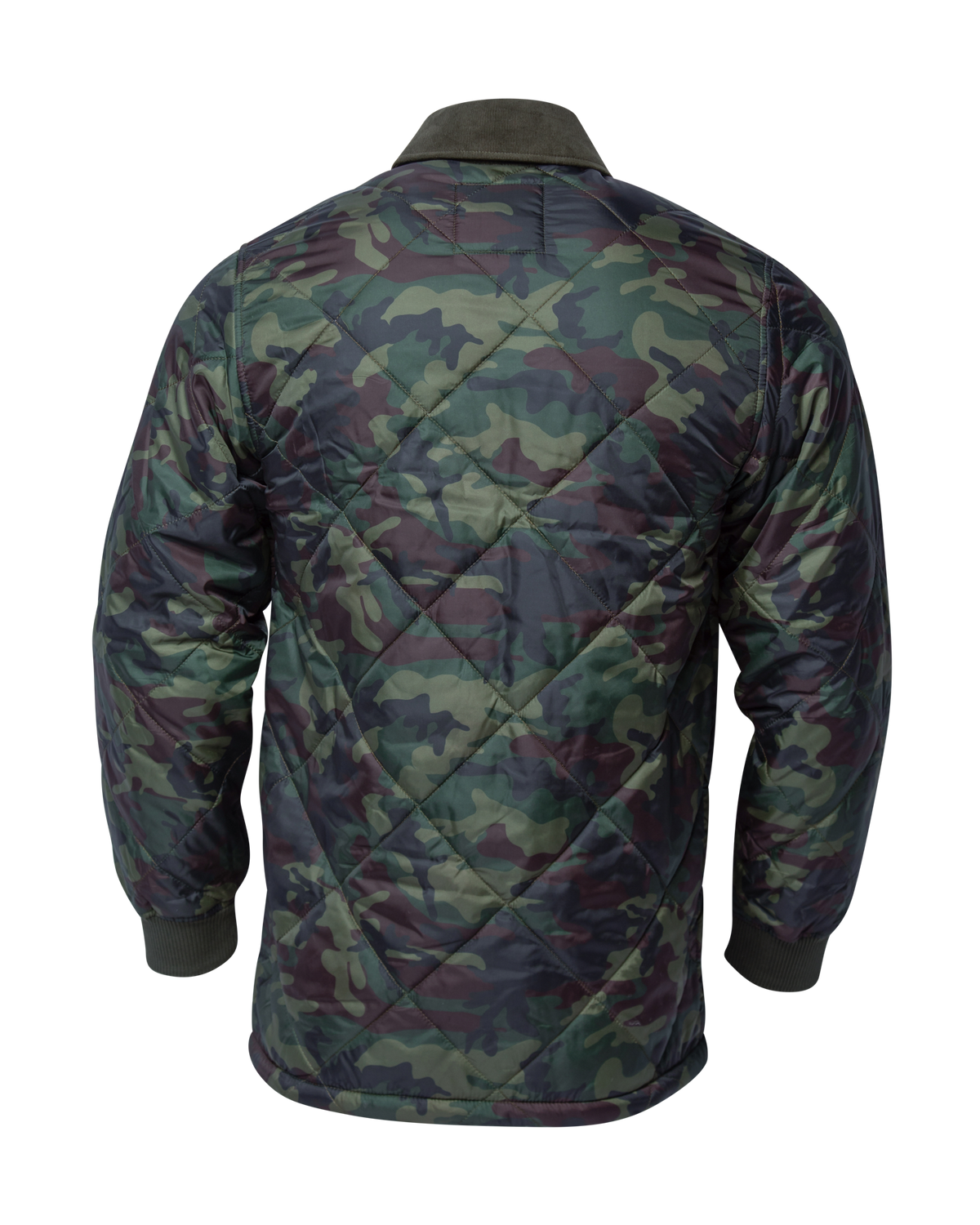 Woodland Diamond Stitch Quilted Jacket view 3