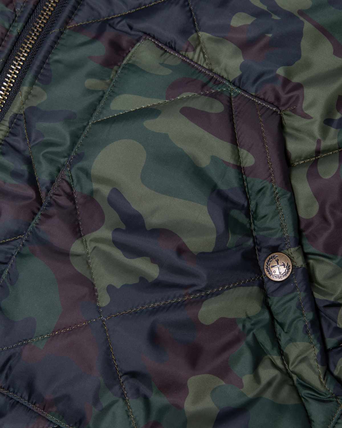 Woodland Diamond Stitch Quilted Jacket view 17