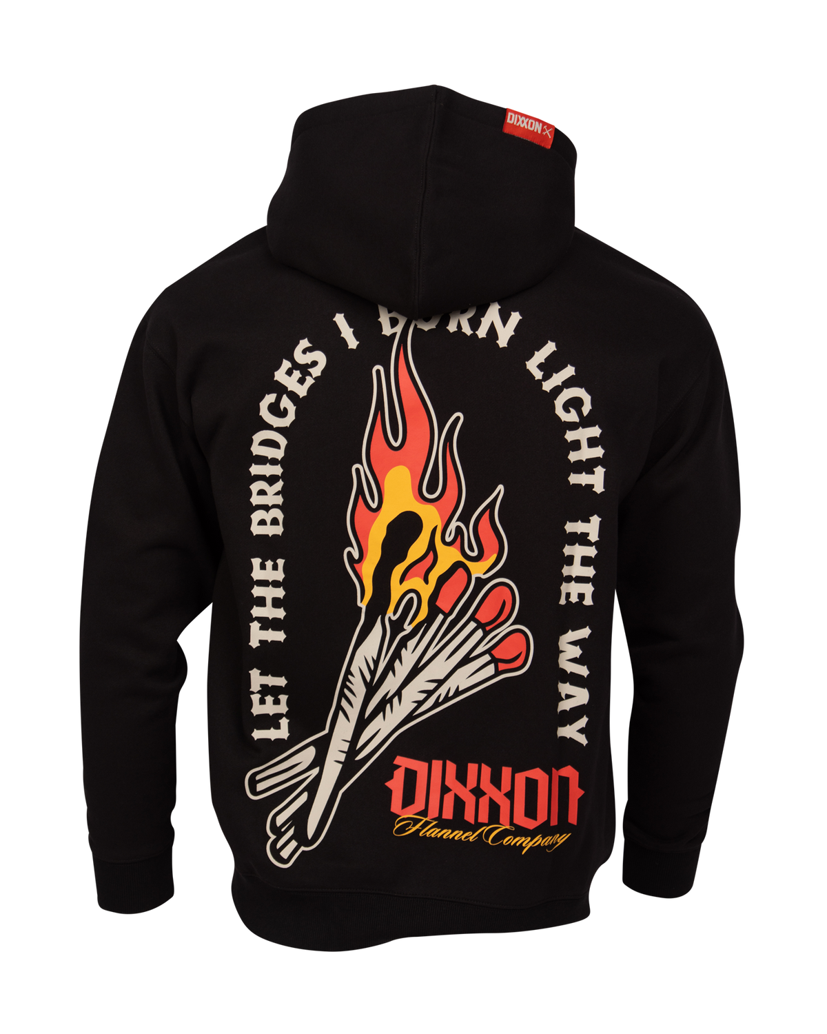Bridge Burner Zip Up Hoodie - Black view 2