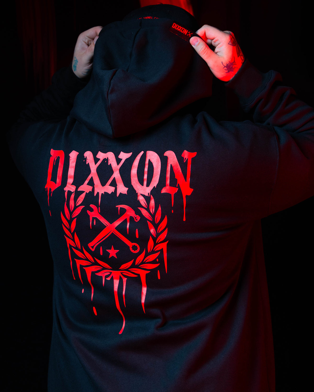 Terror Zip Up Hoodie - Black - view 1