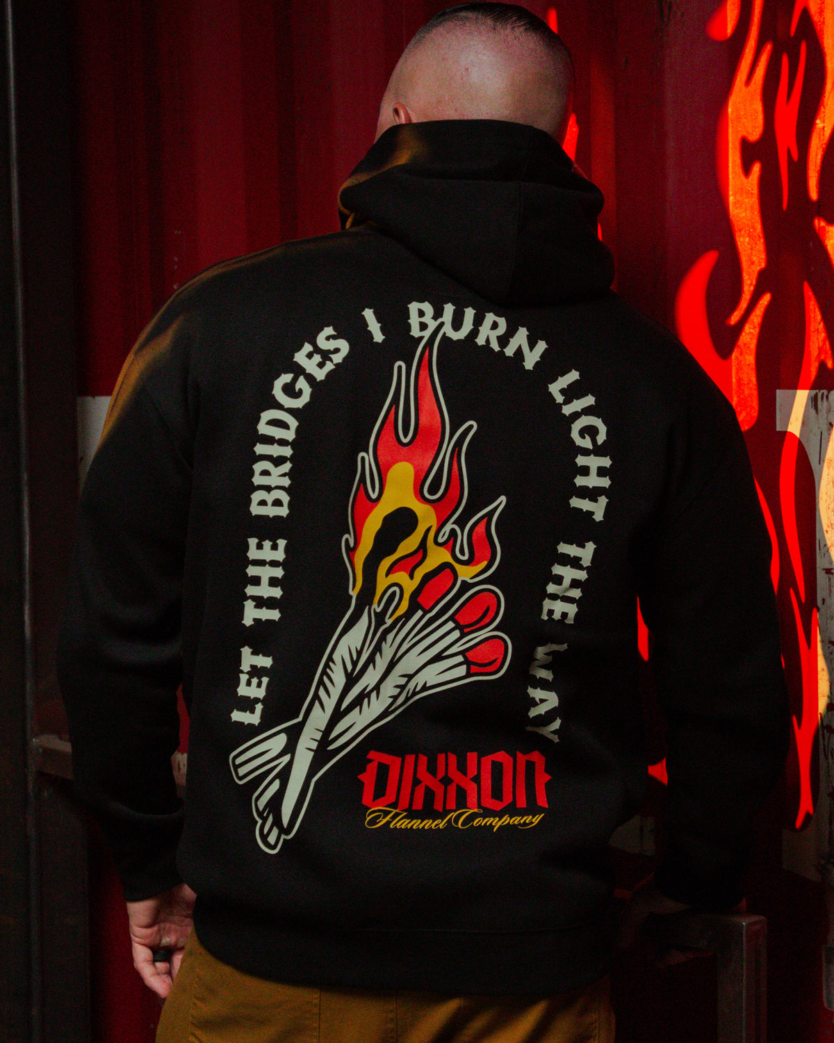 Bridge Burner Zip Up Hoodie - Black view 1