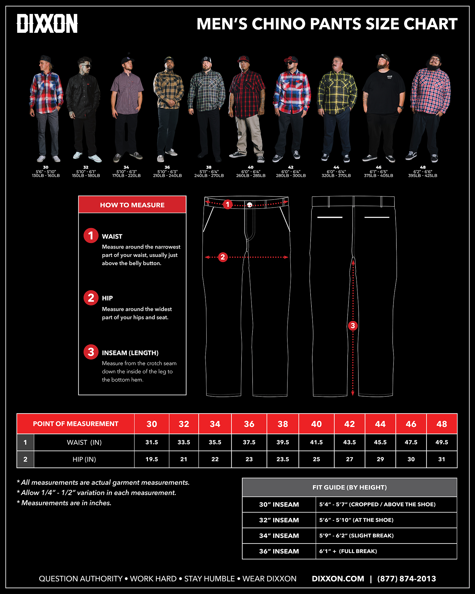 Chino Pants - Black - Dixxon Flannel Co. view 8