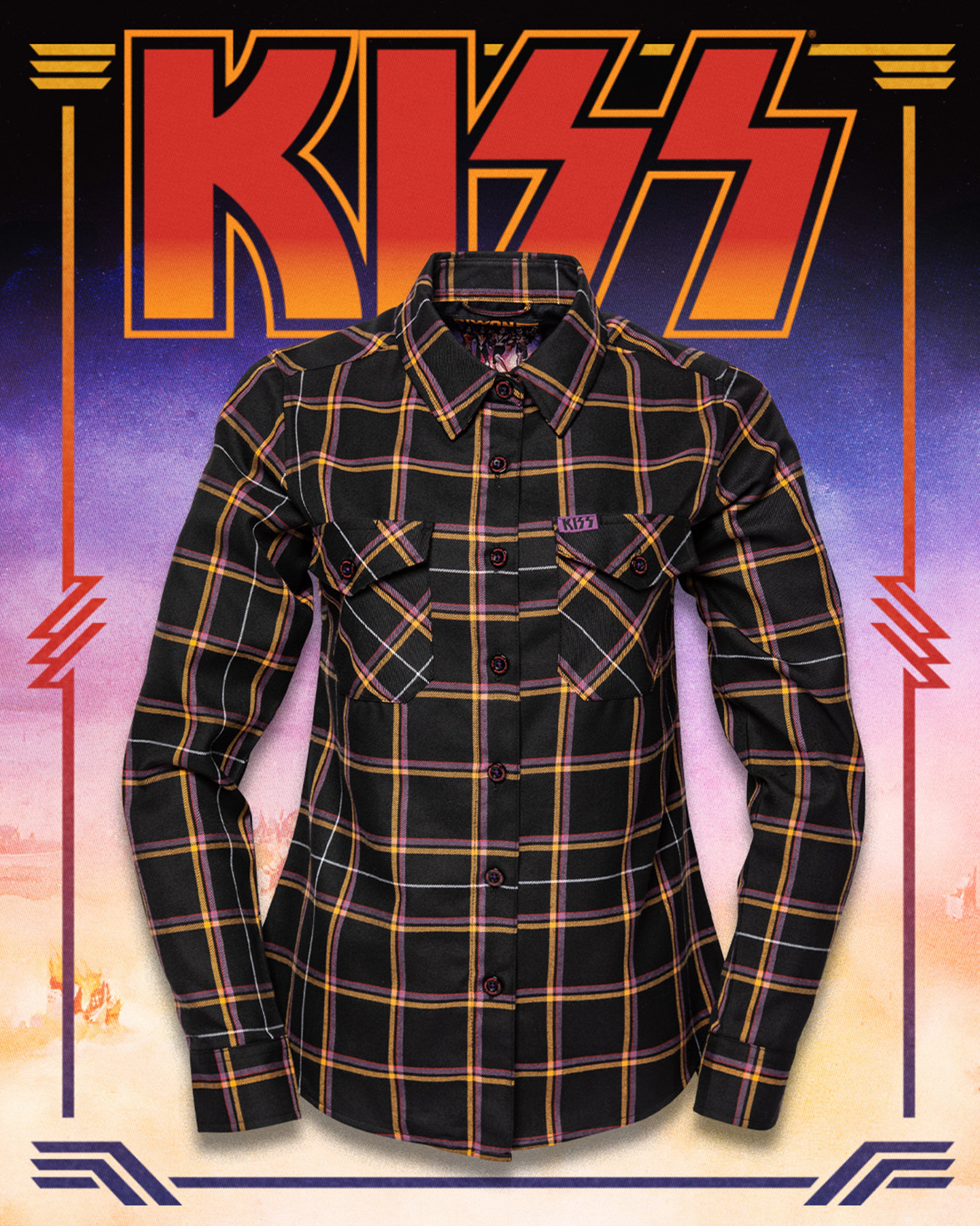 Women's KISS Destroyer Flannel - view 1
