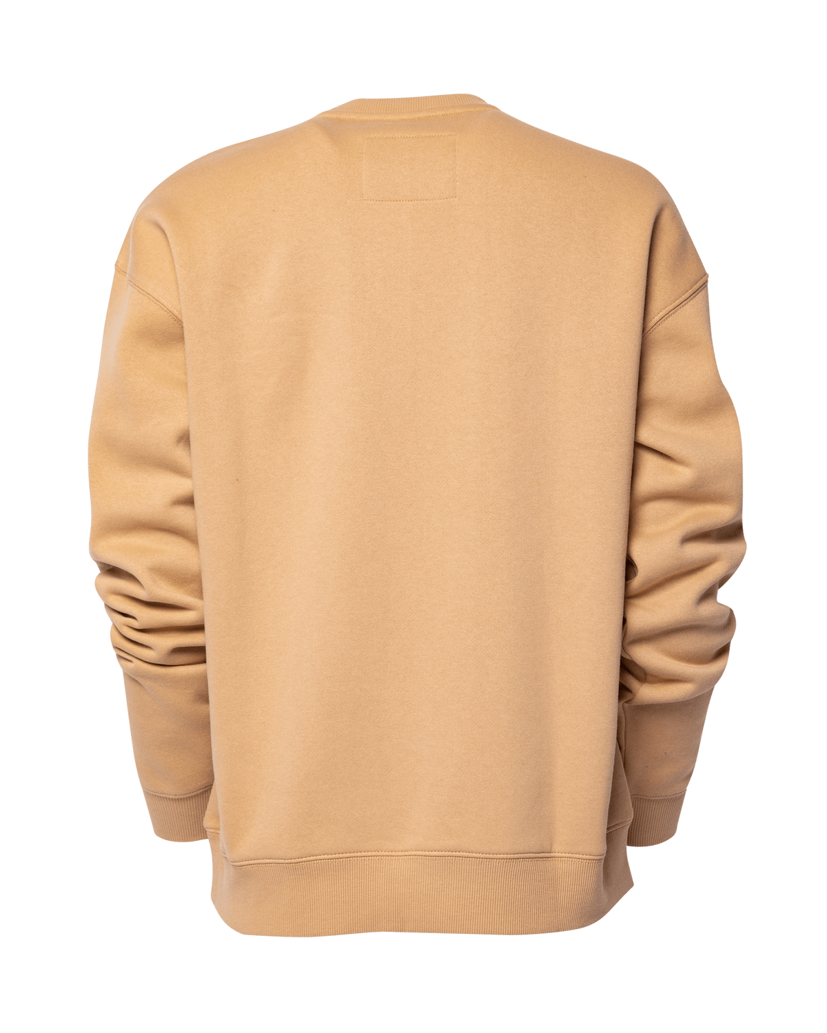 Women's Pocket Crewneck Sweatshirt - Khaki view 3
