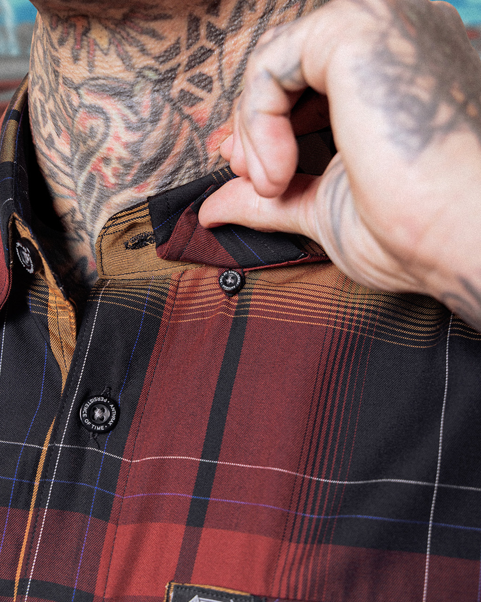 Anthrax: Persistence of Time Bamboo Short Sleeve view 5