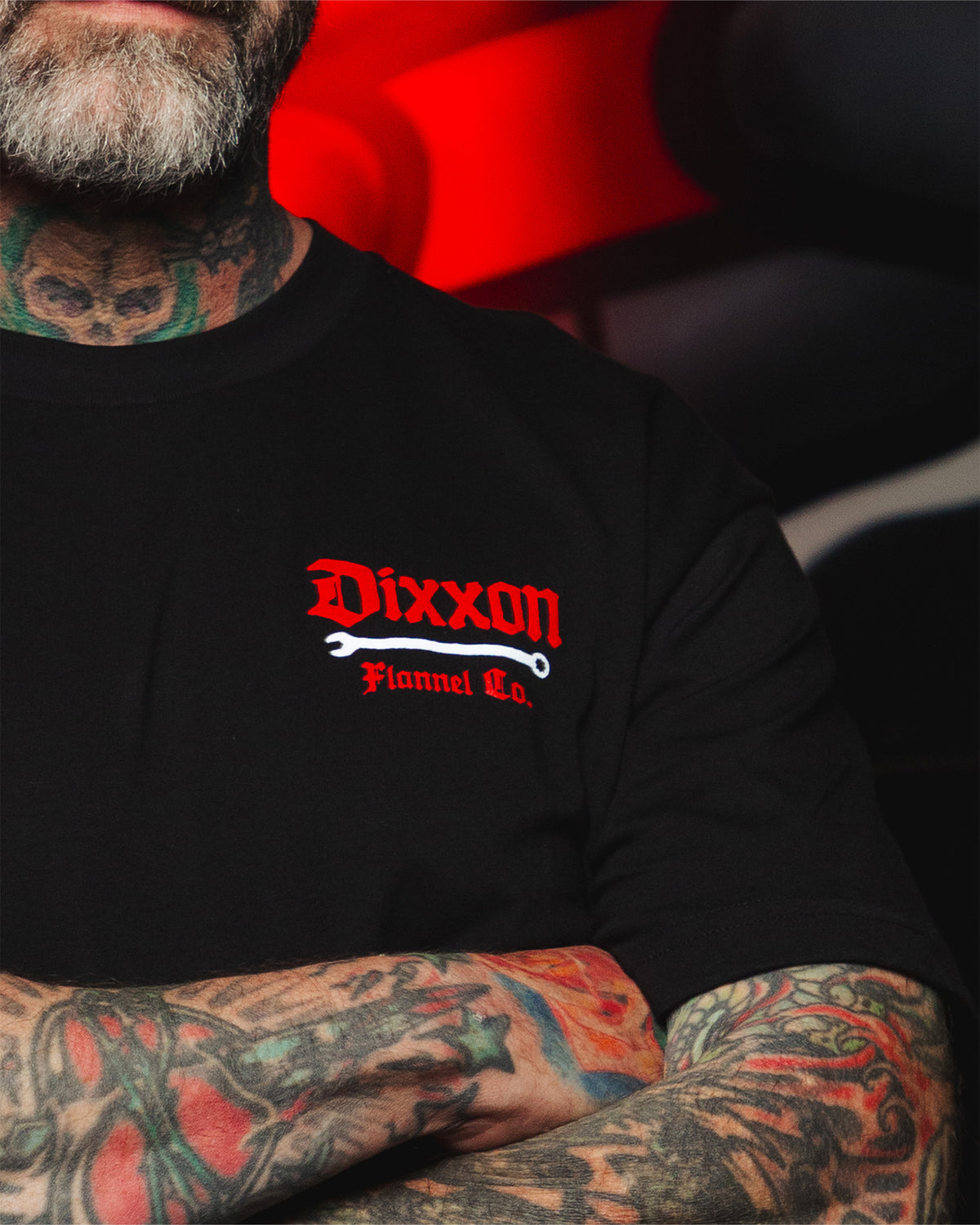 Red Hexbound T-Shirt - Black view 4