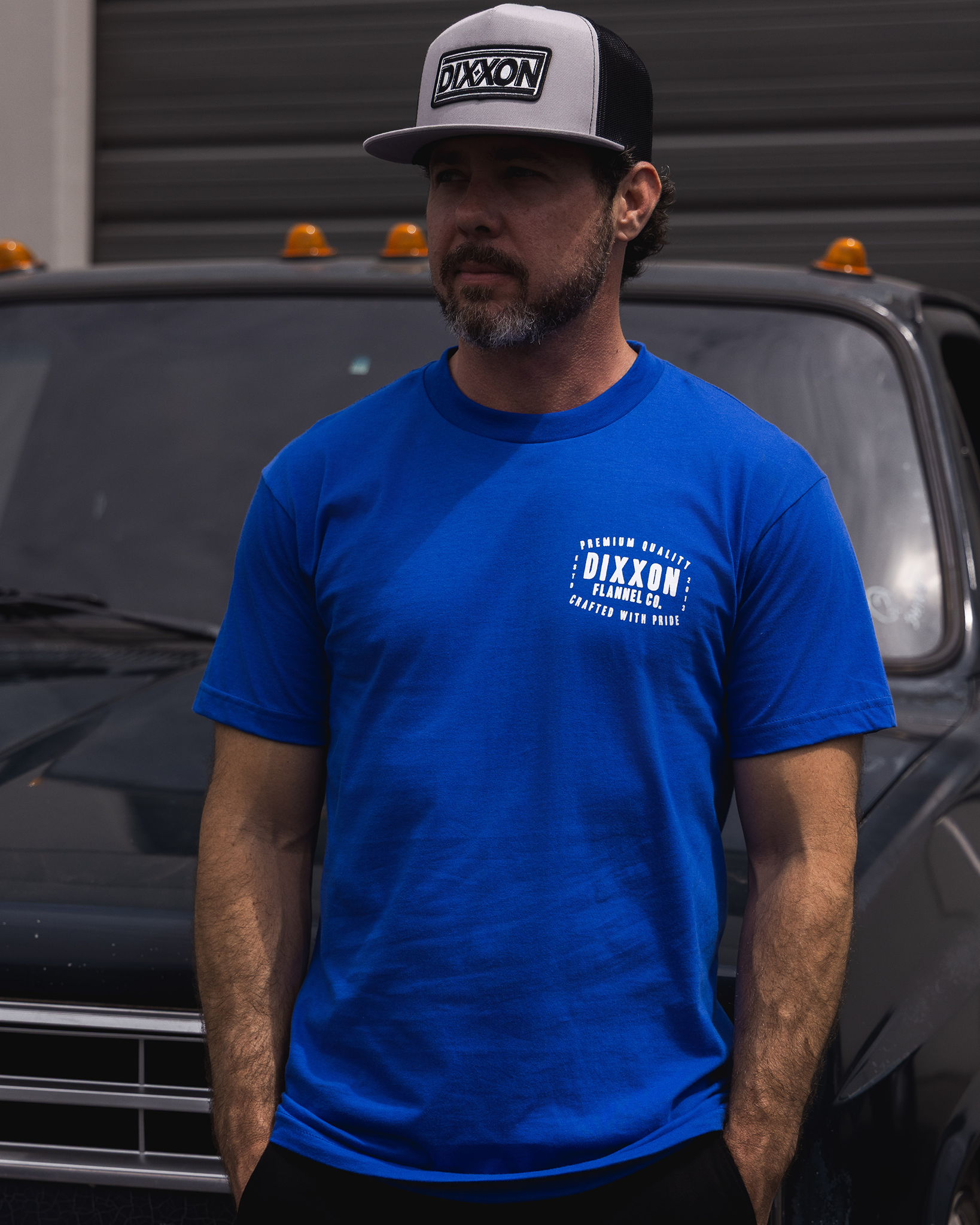 Over Under T-Shirt - Royal Blue view 2