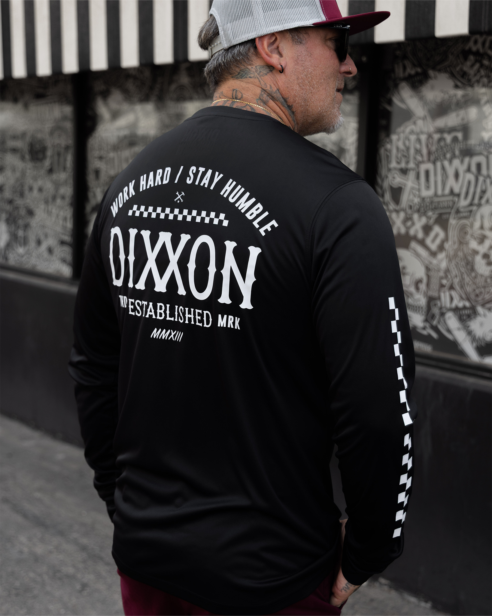 Bones UV Long Sleeve T-Shirt - Black view 3