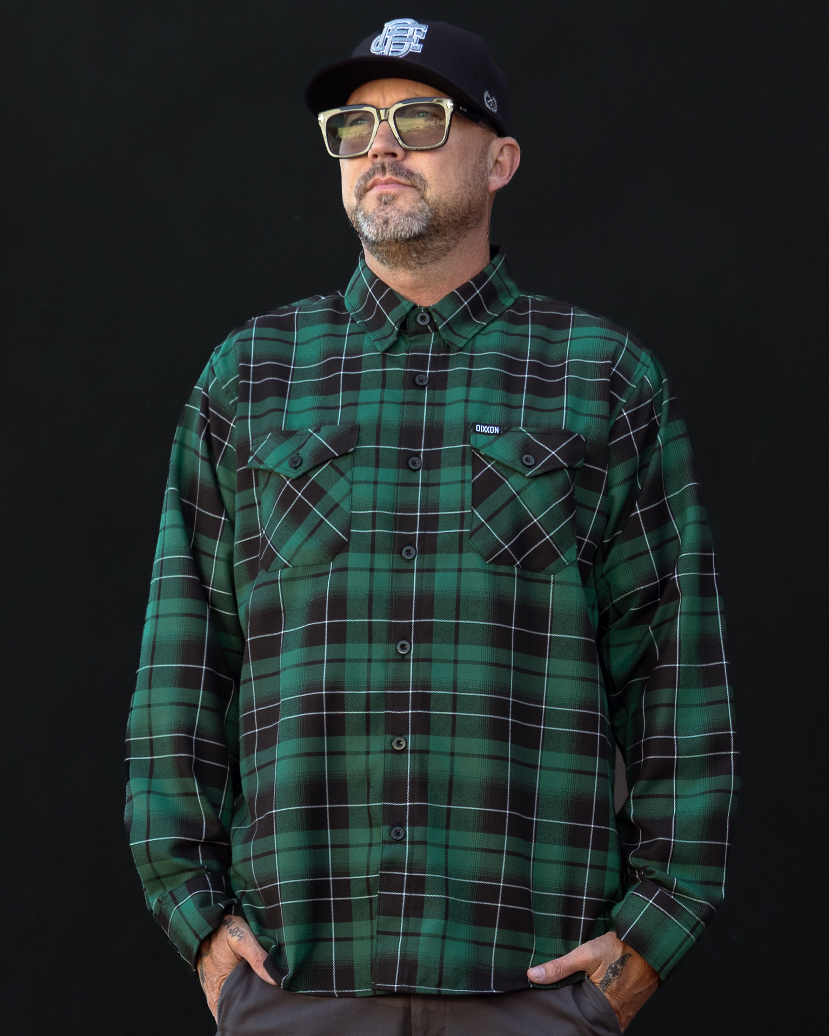 BRG Flannel view 1
