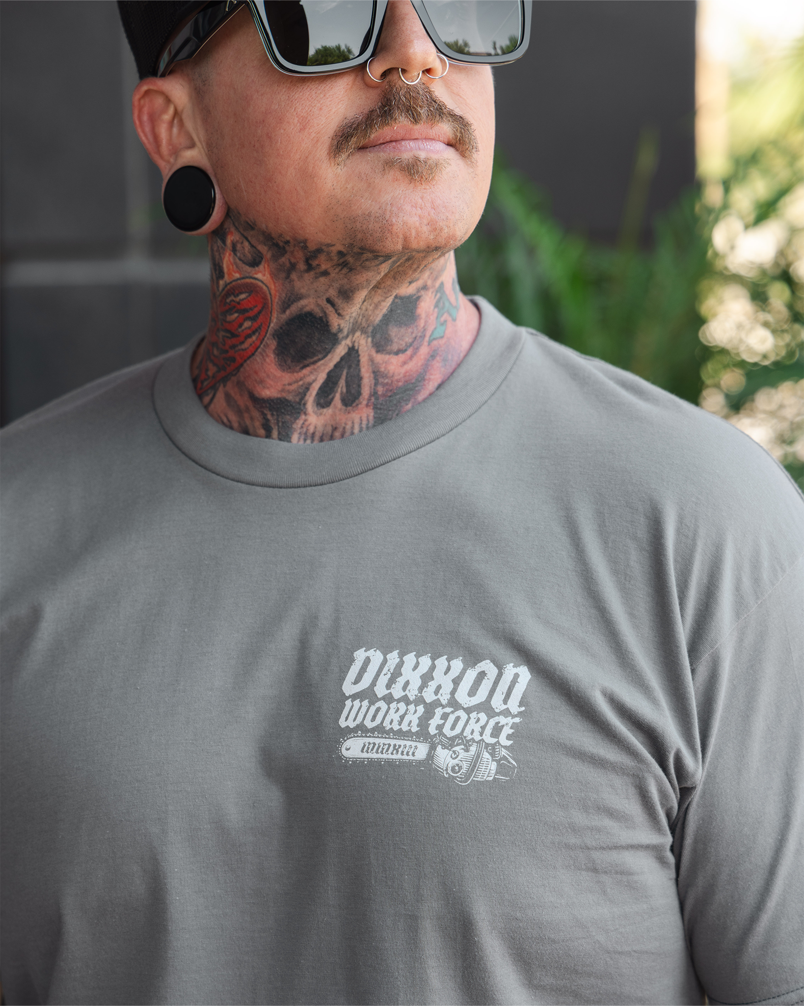 Chainsaw T-Shirt - Charcoal view 3