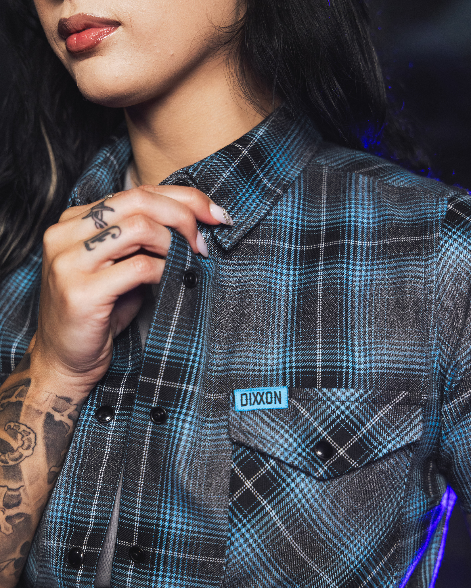Women's Cyanide 3.0 Short Sleeve Flannel view 4