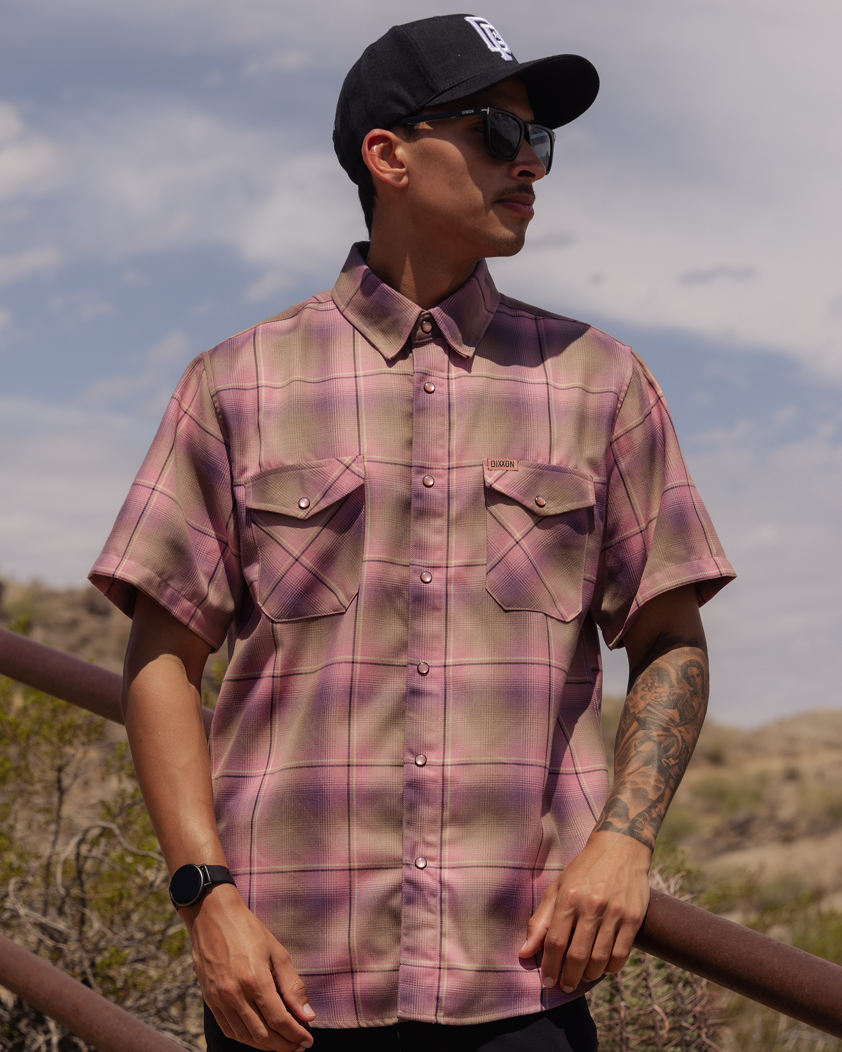 Desert Rose Short Sleeve Flannel view 5