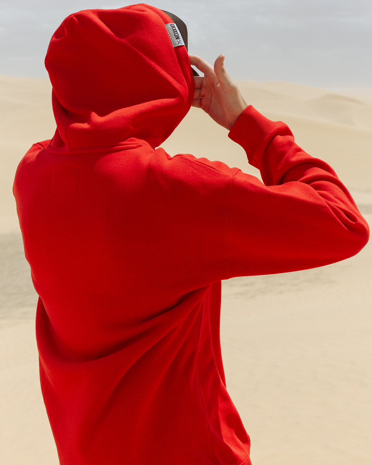 Drift Pullover Hoodie - Red view 5