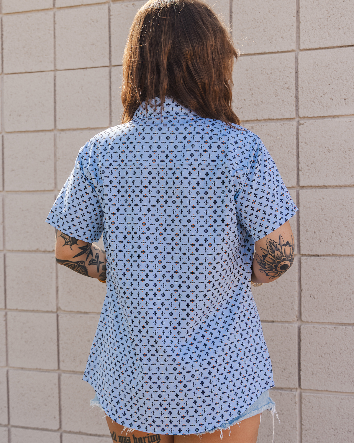 Women's High Desert Party Shirt - Blue view 3