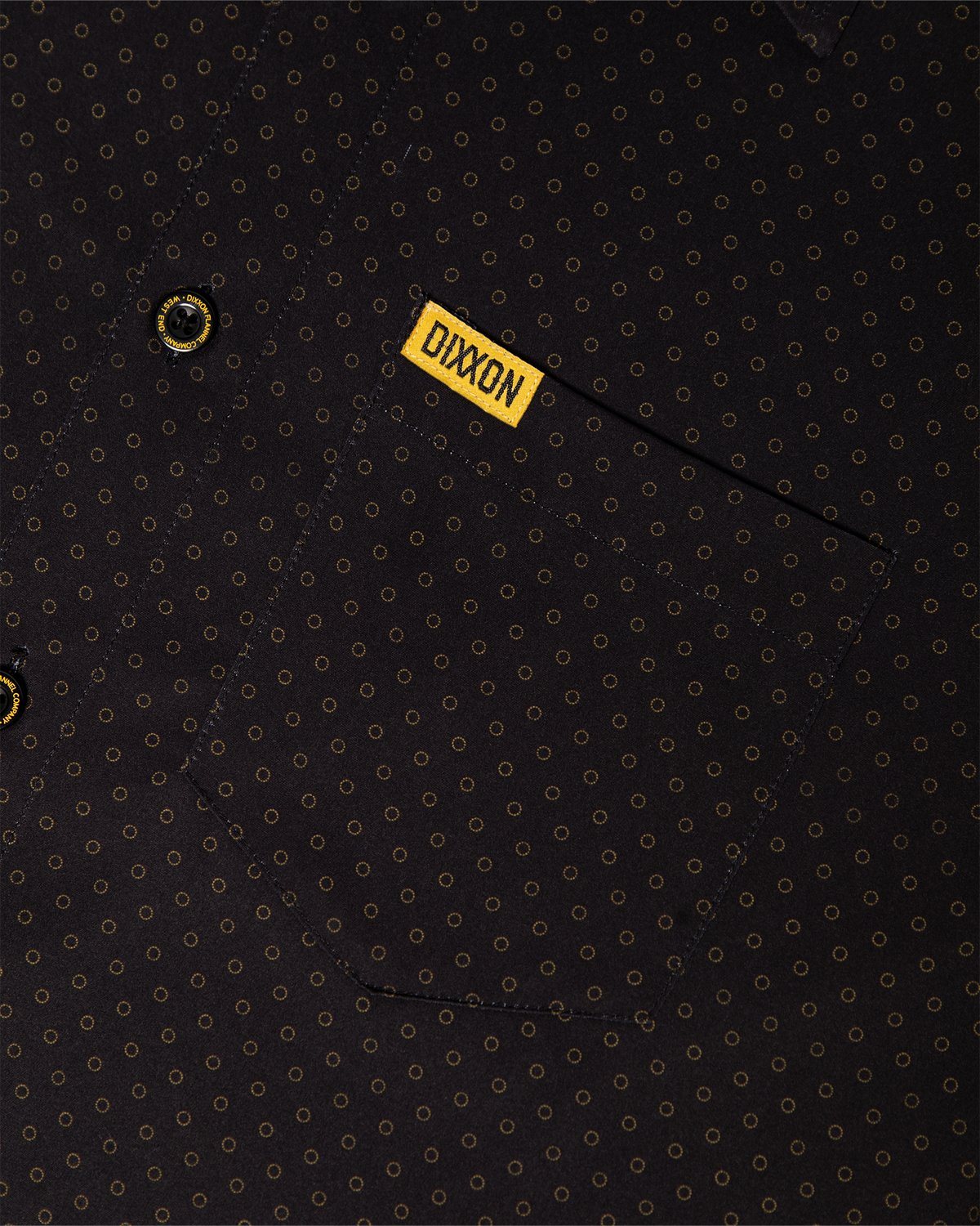 West End Party Shirt - Black & Gold view 8