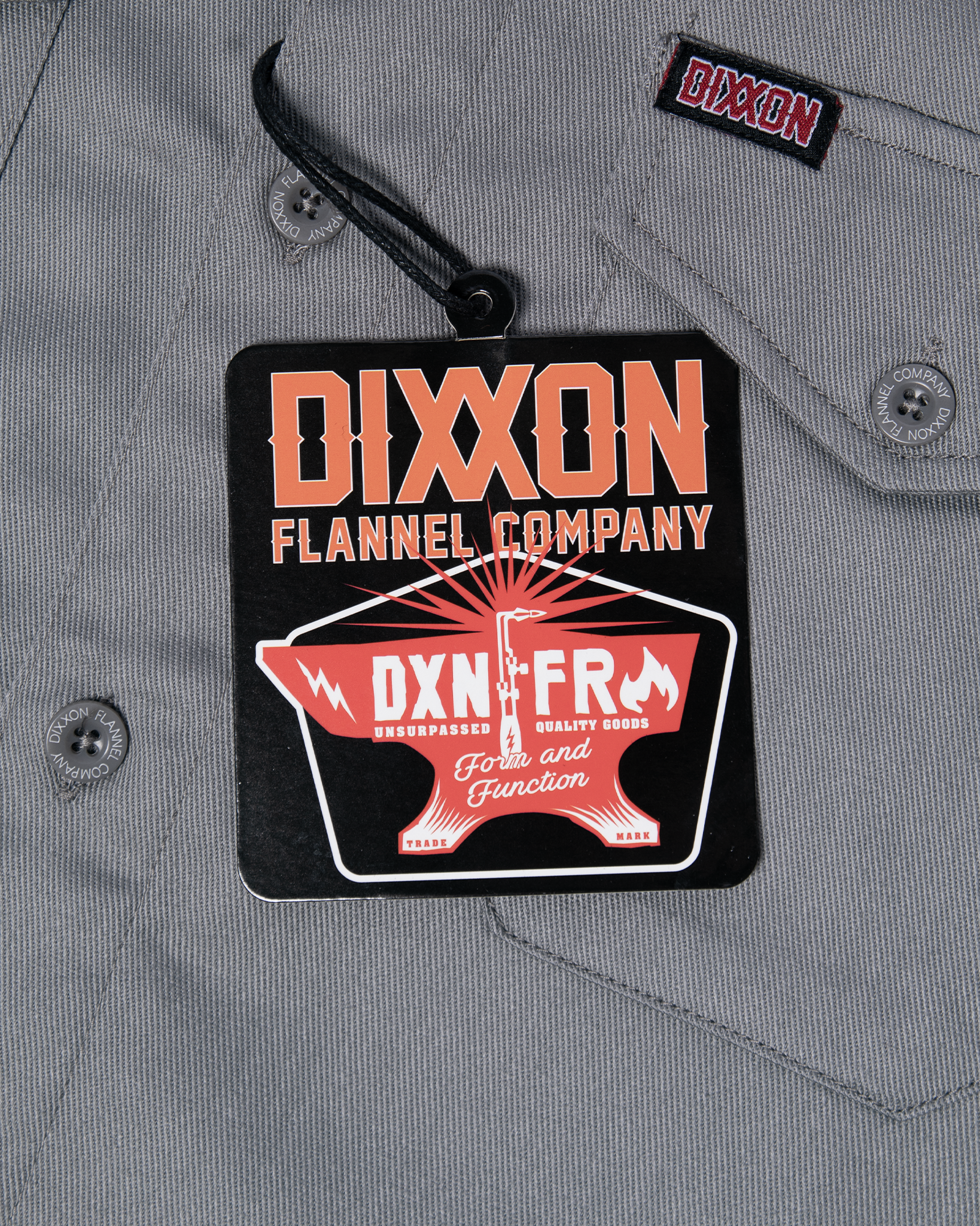 WorkForce FR Work Shirt - Gray - Dixxon Flannel Co. view 7