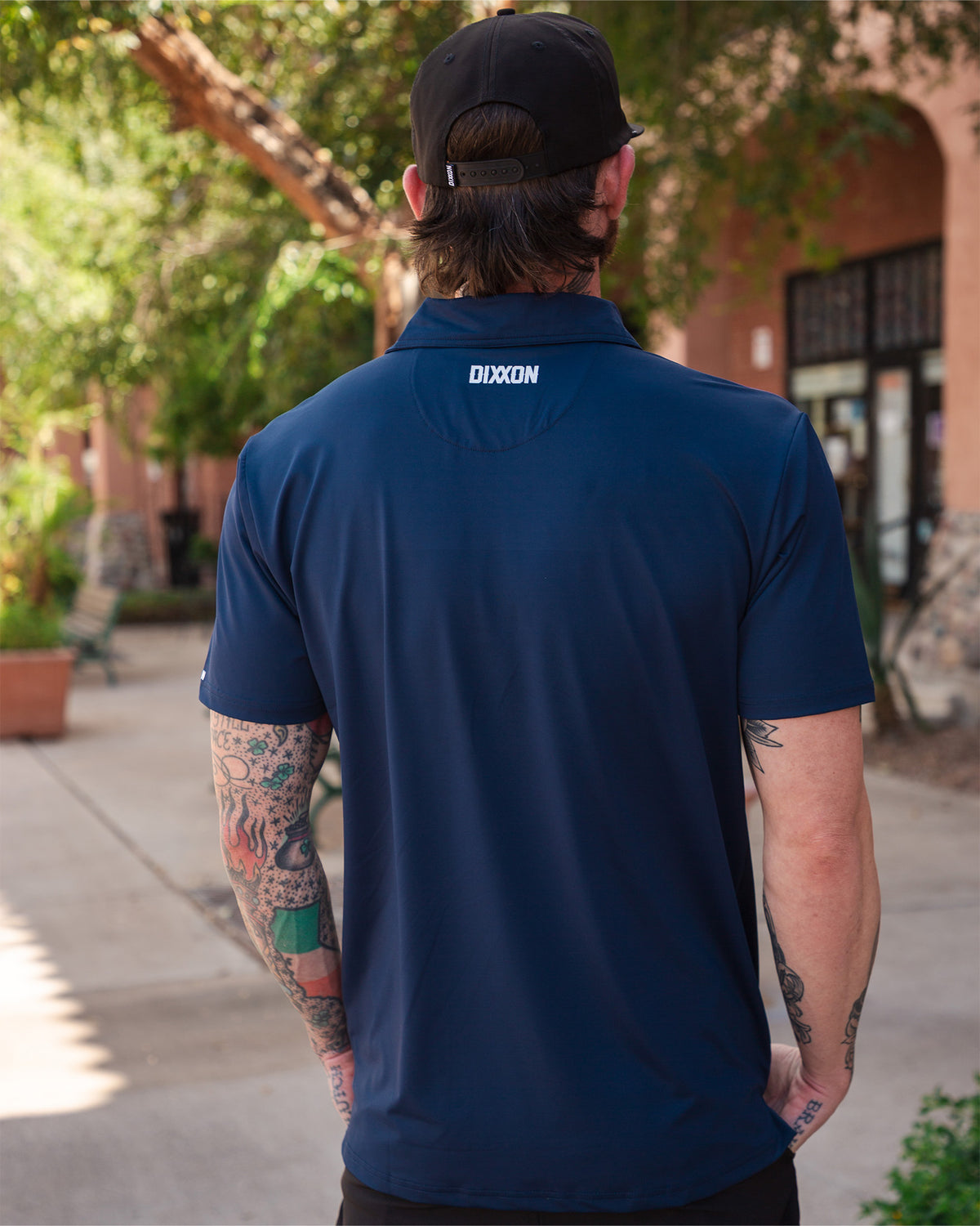 Solid Party Polo - Navy view 2