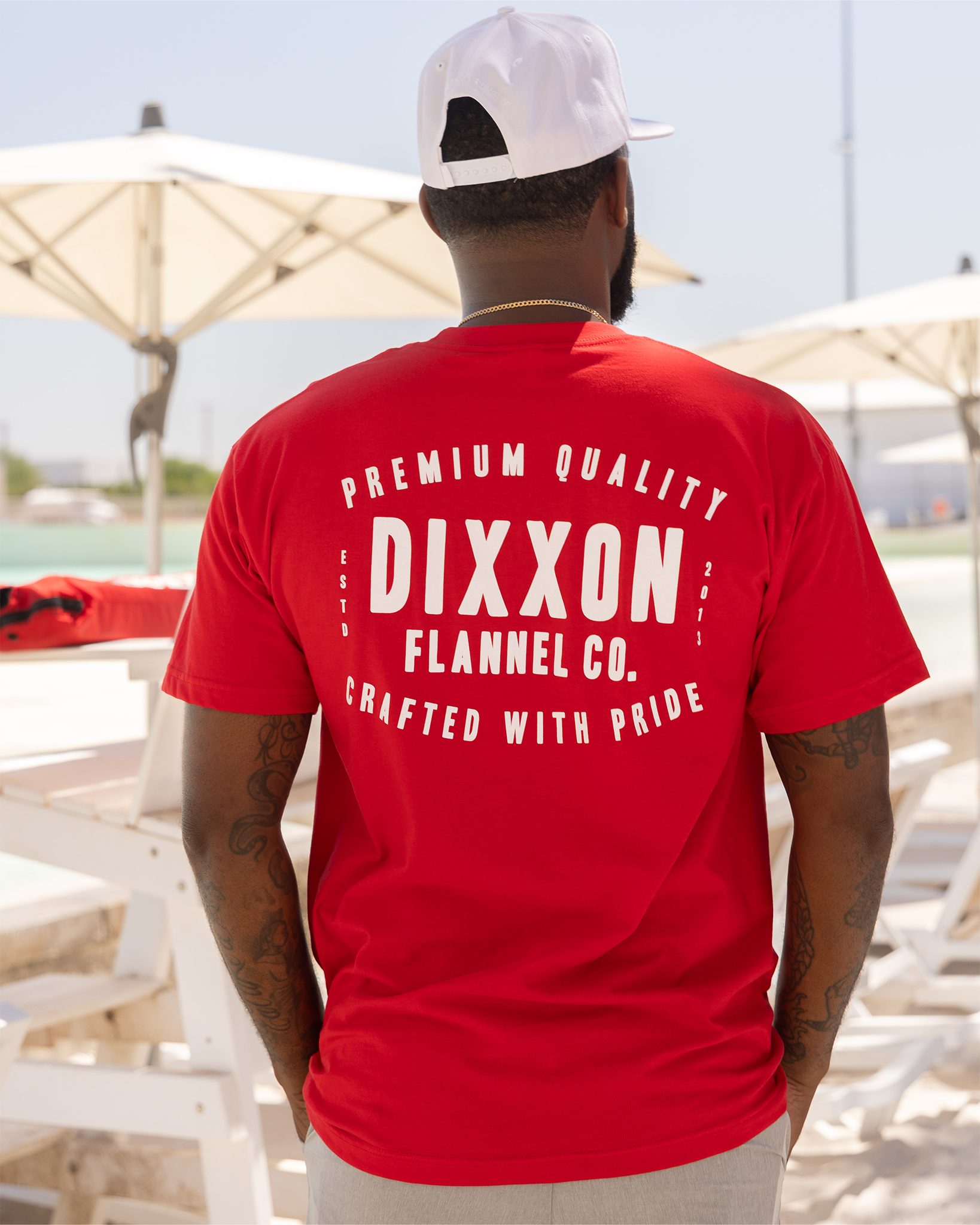 Over Under T-Shirt - Red view 1