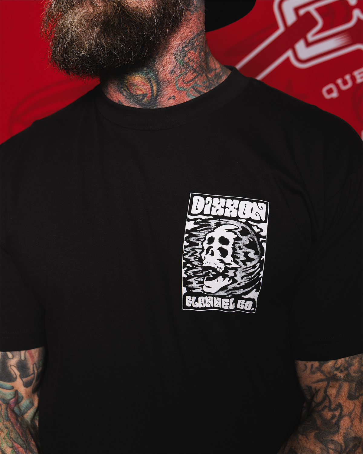 Skullwave T-Shirt - Black view 4