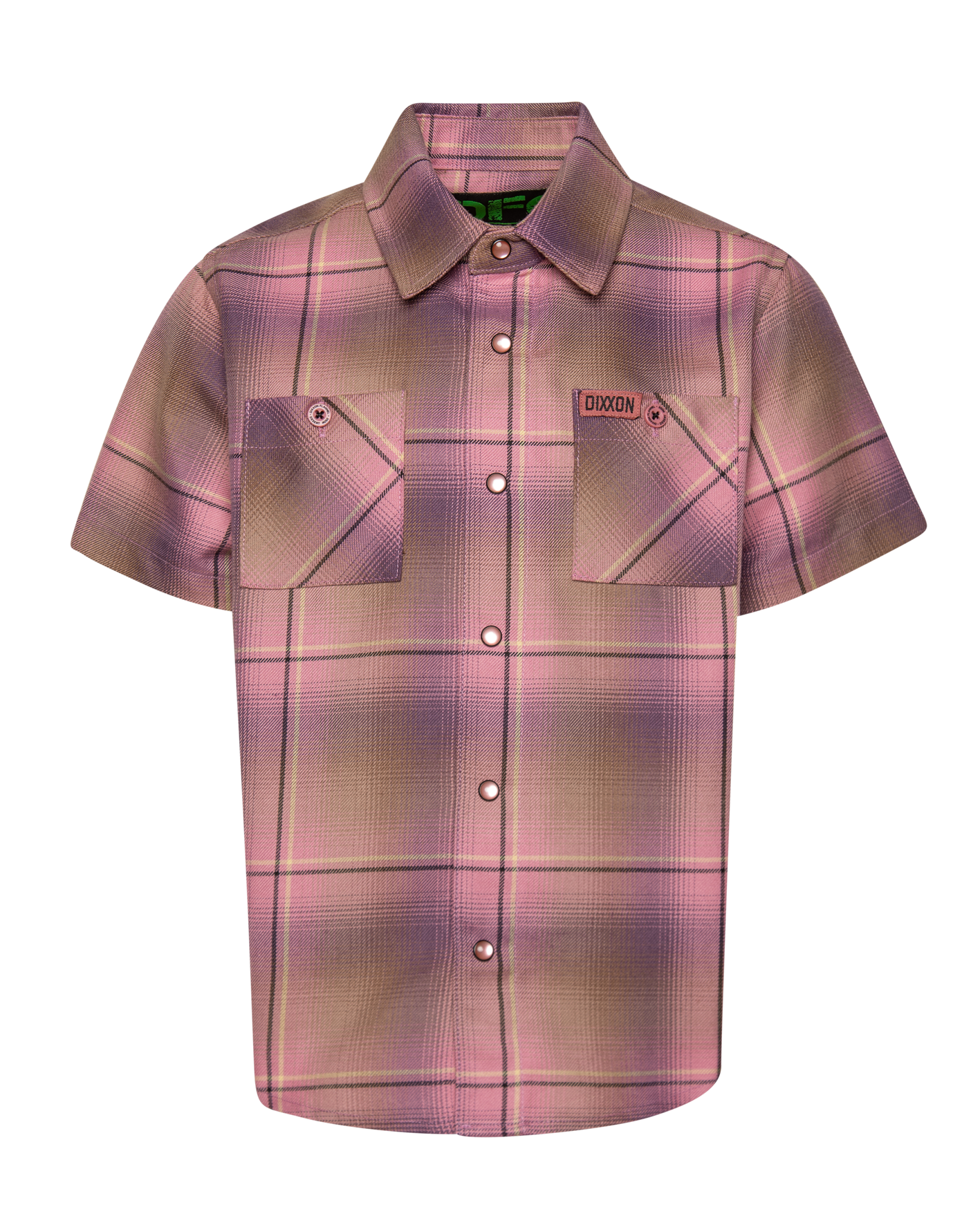 Youth Desert Rose Short Sleeve Flannel view 1