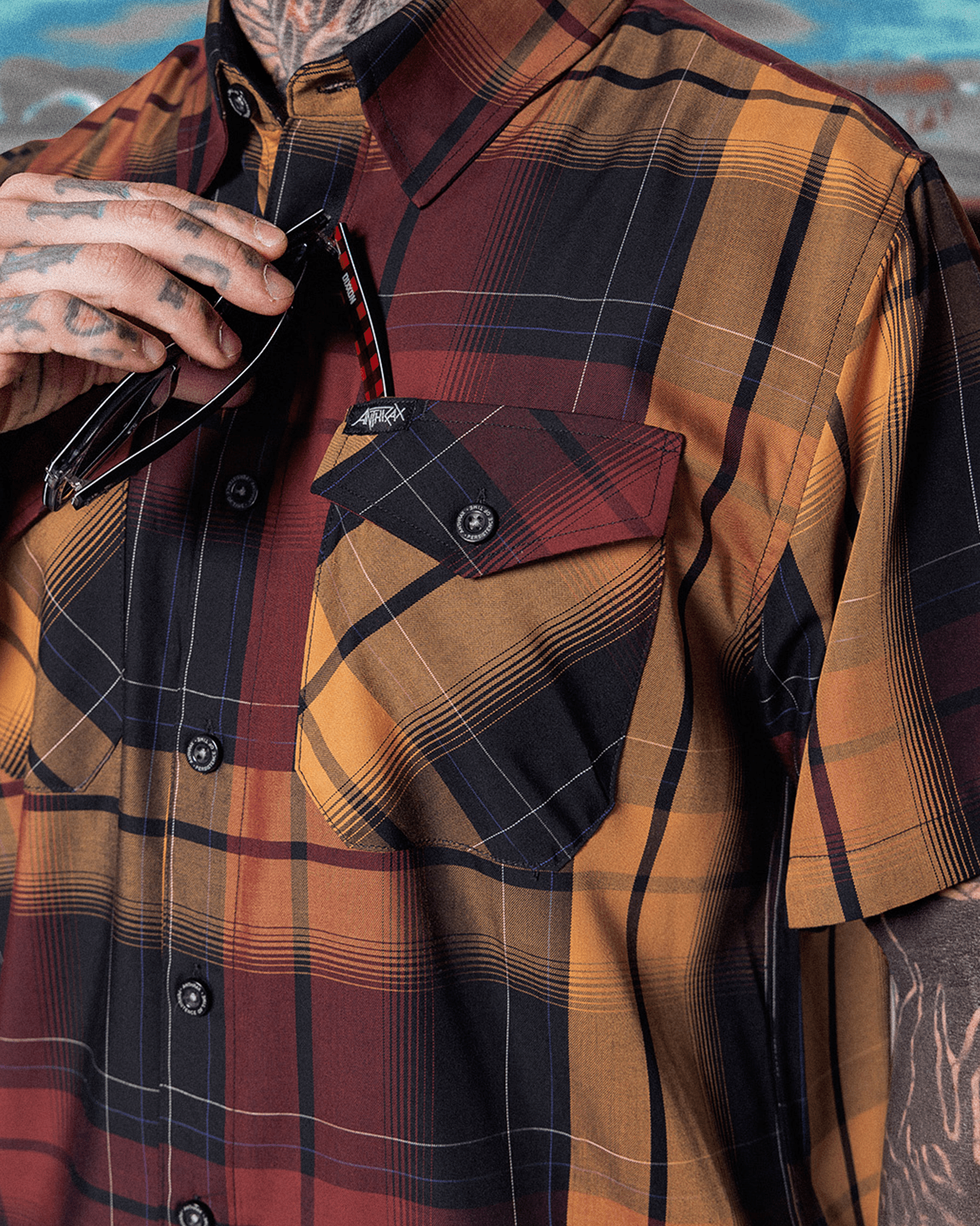 Anthrax: Persistence of Time Bamboo Short Sleeve - Dixxon Flannel Co. view 6