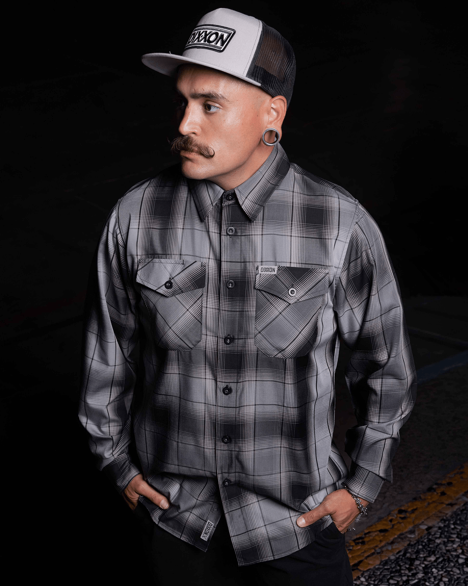 Asphalt Bamboo Long Sleeve - Dixxon Flannel Co. view 1