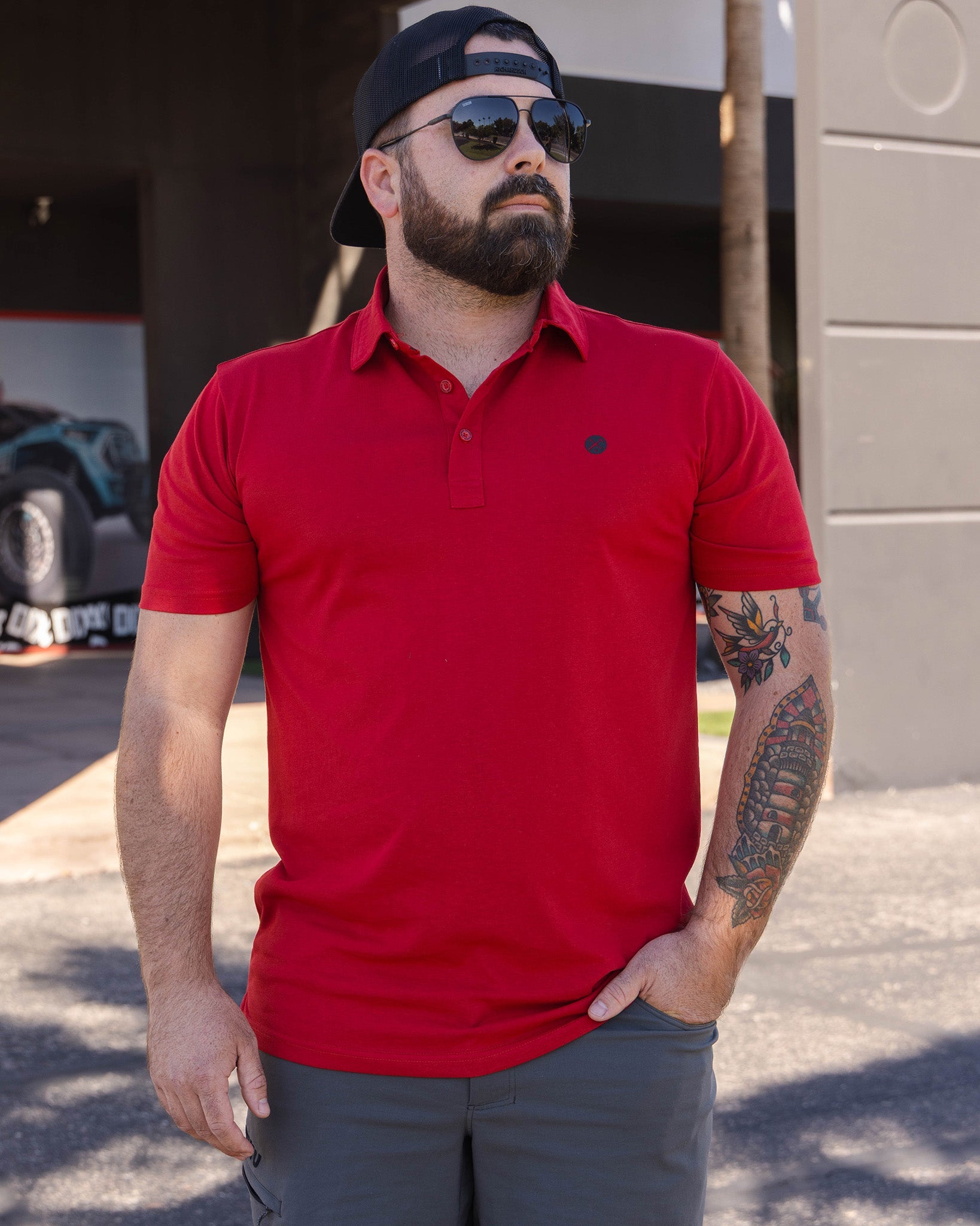 Red Dixxon Athletic Polo: Shop Now for Performance