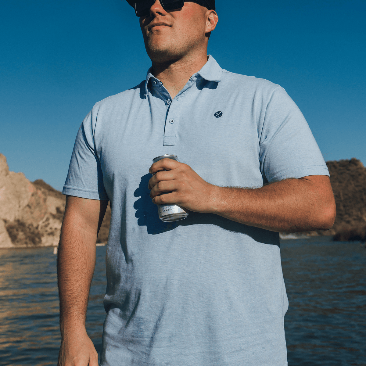 Men's Athletic Premium Polo - Slate | Dixxon Flannel Co.