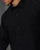 Bamboo Long Sleeve Dress Shirt 2.0 - Black - Dixxon Flannel Co.