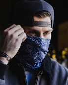 Bandana Neck Gaiter - Navy & White - Dixxon Flannel Co.
