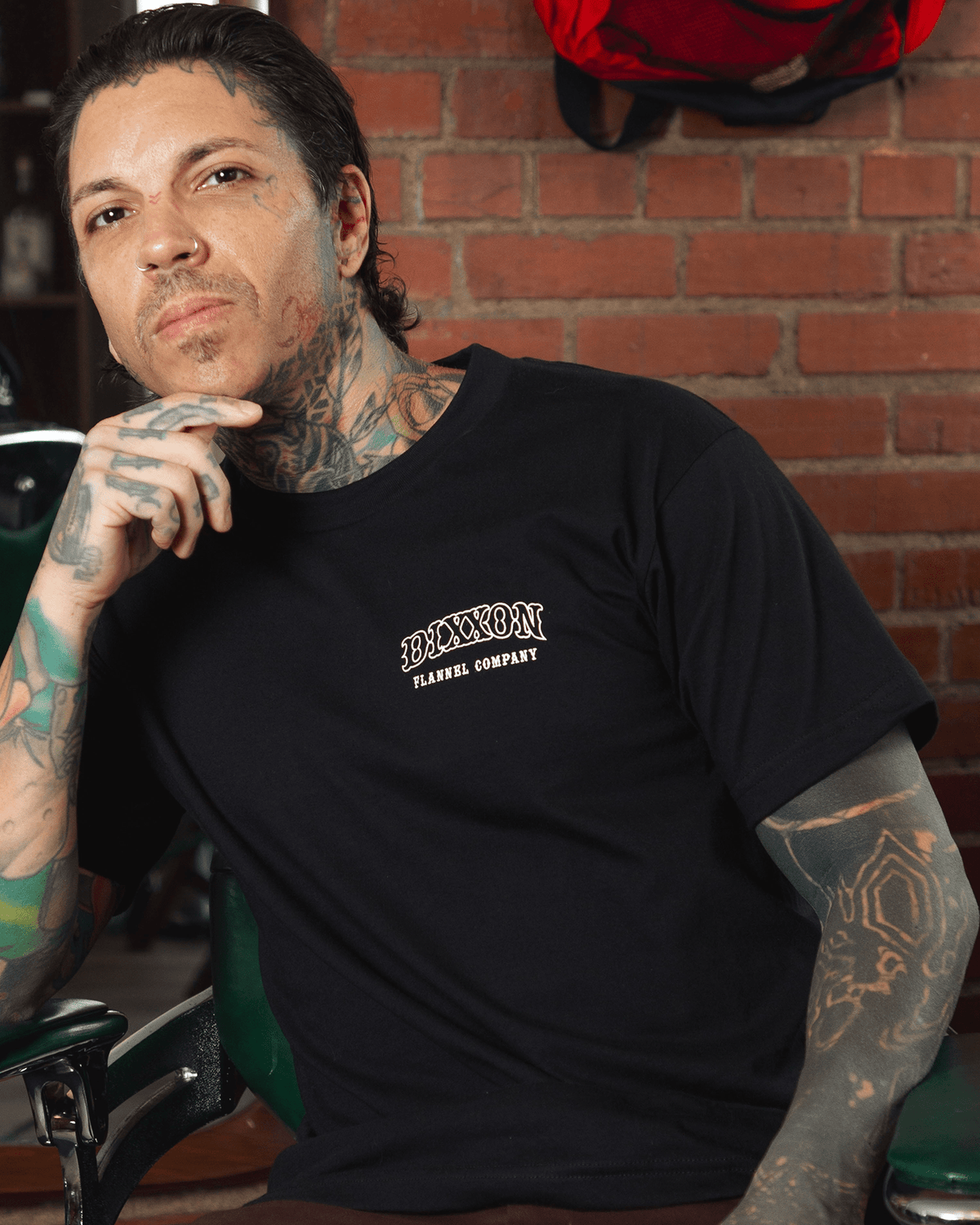 Barber T-Shirt - Black - Dixxon Flannel Co. view 3