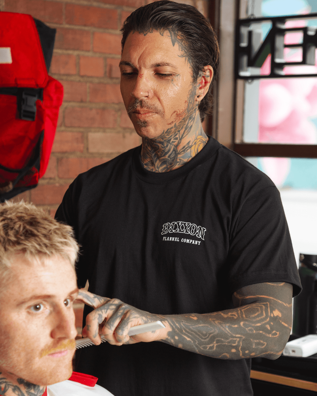 Barber T-Shirt - Black - Dixxon Flannel Co. view 7
