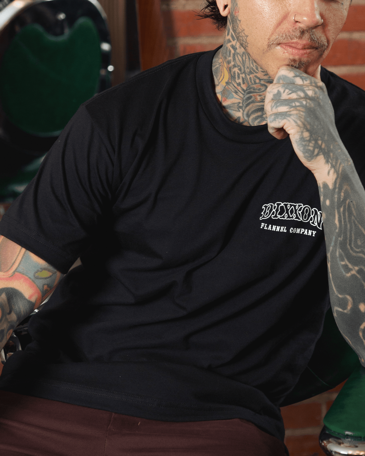 Barber T-Shirt - Black - Dixxon Flannel Co. view 5
