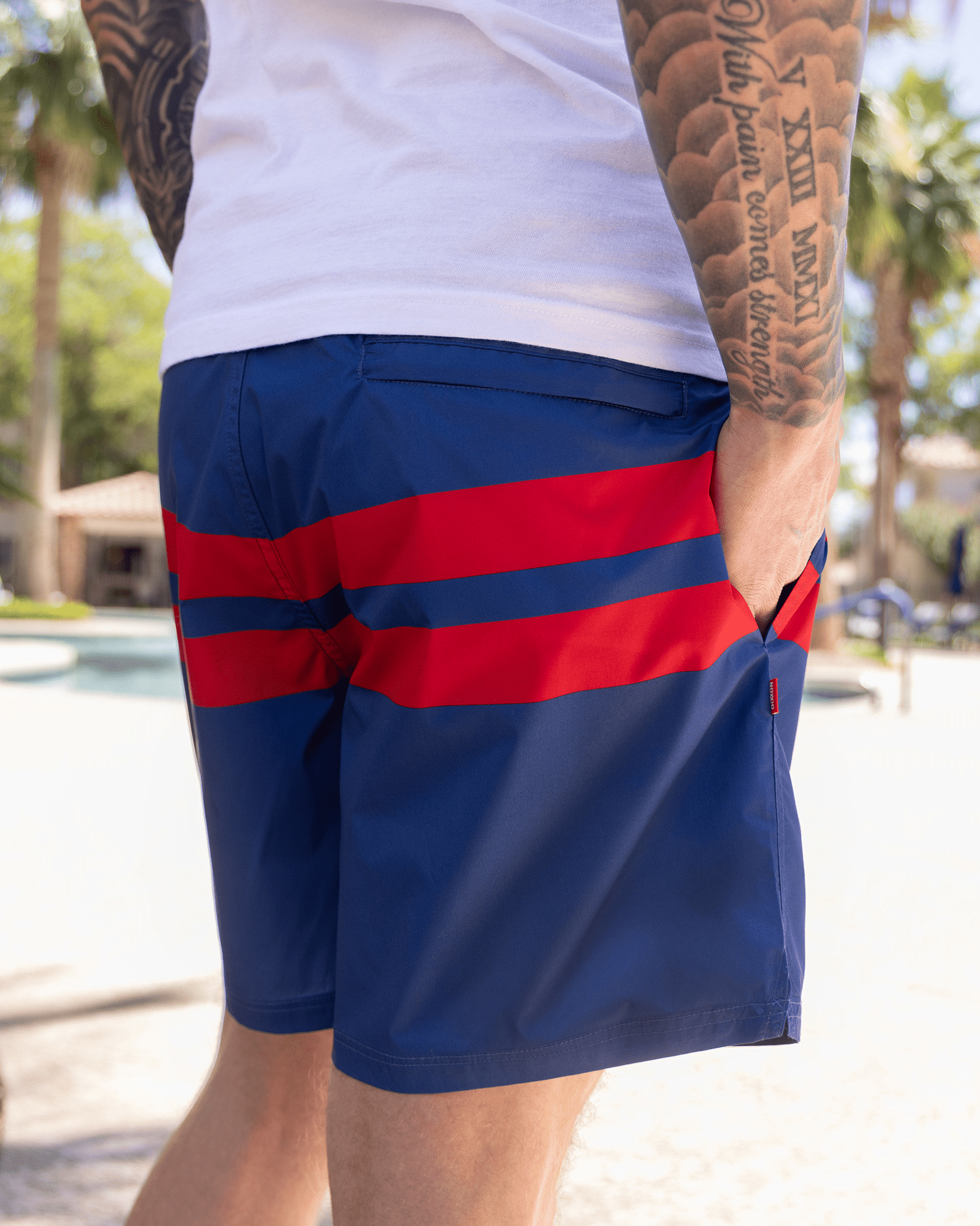 Barred 7" Boardshorts - Dixxon Flannel Co.