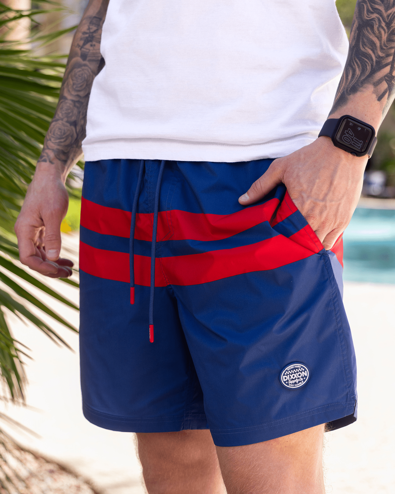 Barred 7" Boardshorts - Dixxon Flannel Co.