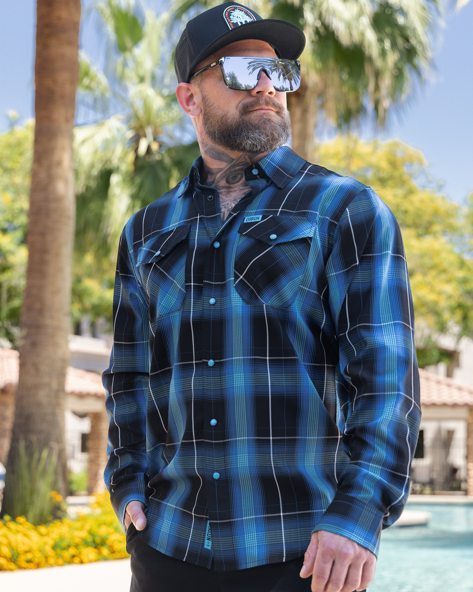 Barrier Reef Bamboo Long Sleeve - Dixxon Flannel Co.