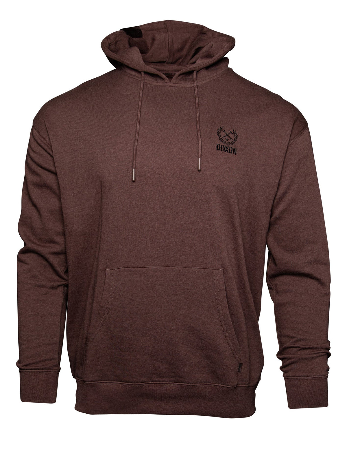 Black Crest Lightweight Pullover Hoodie - Brown - view 2