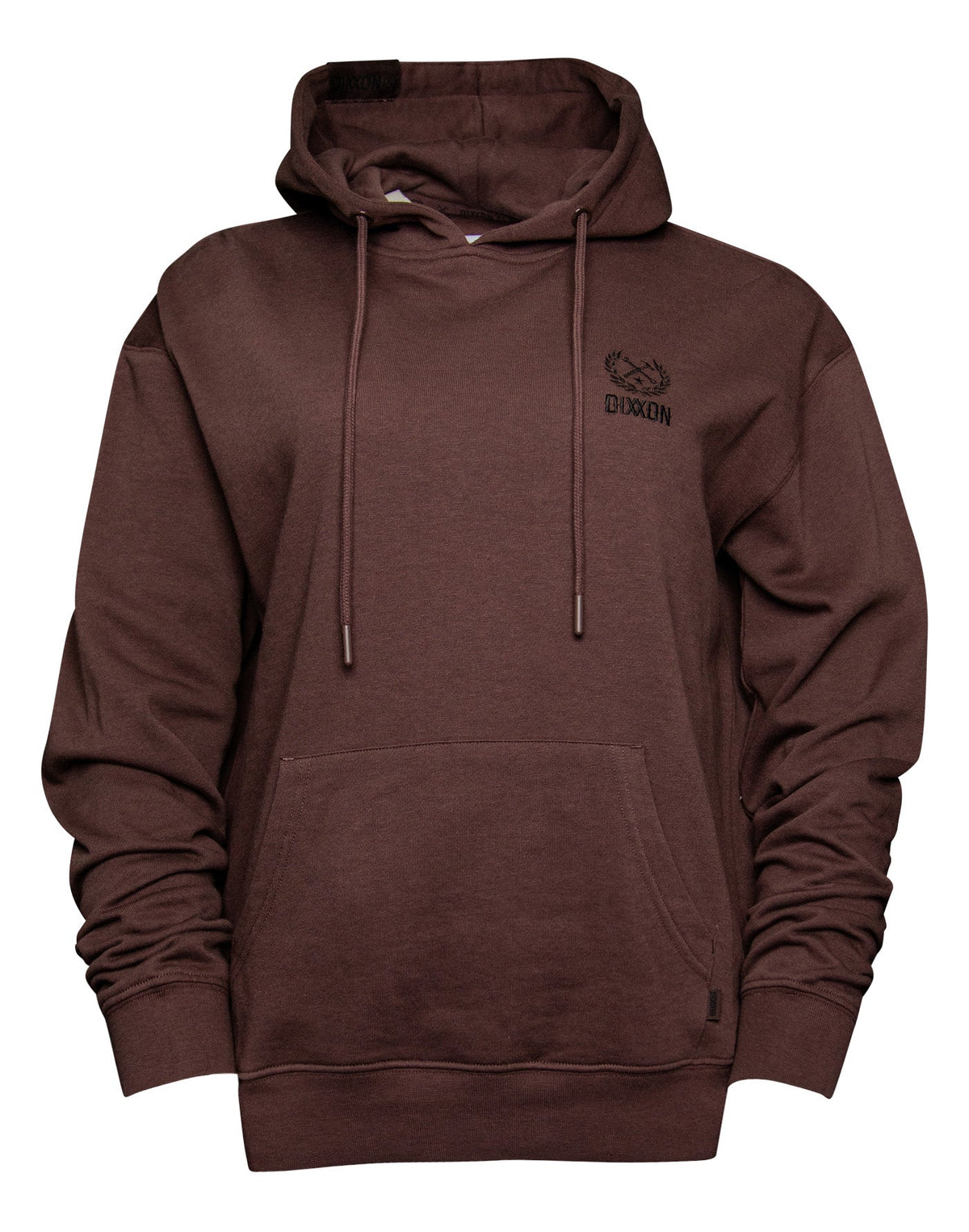 Black Crest Lightweight Pullover Hoodie - Brown - view 3