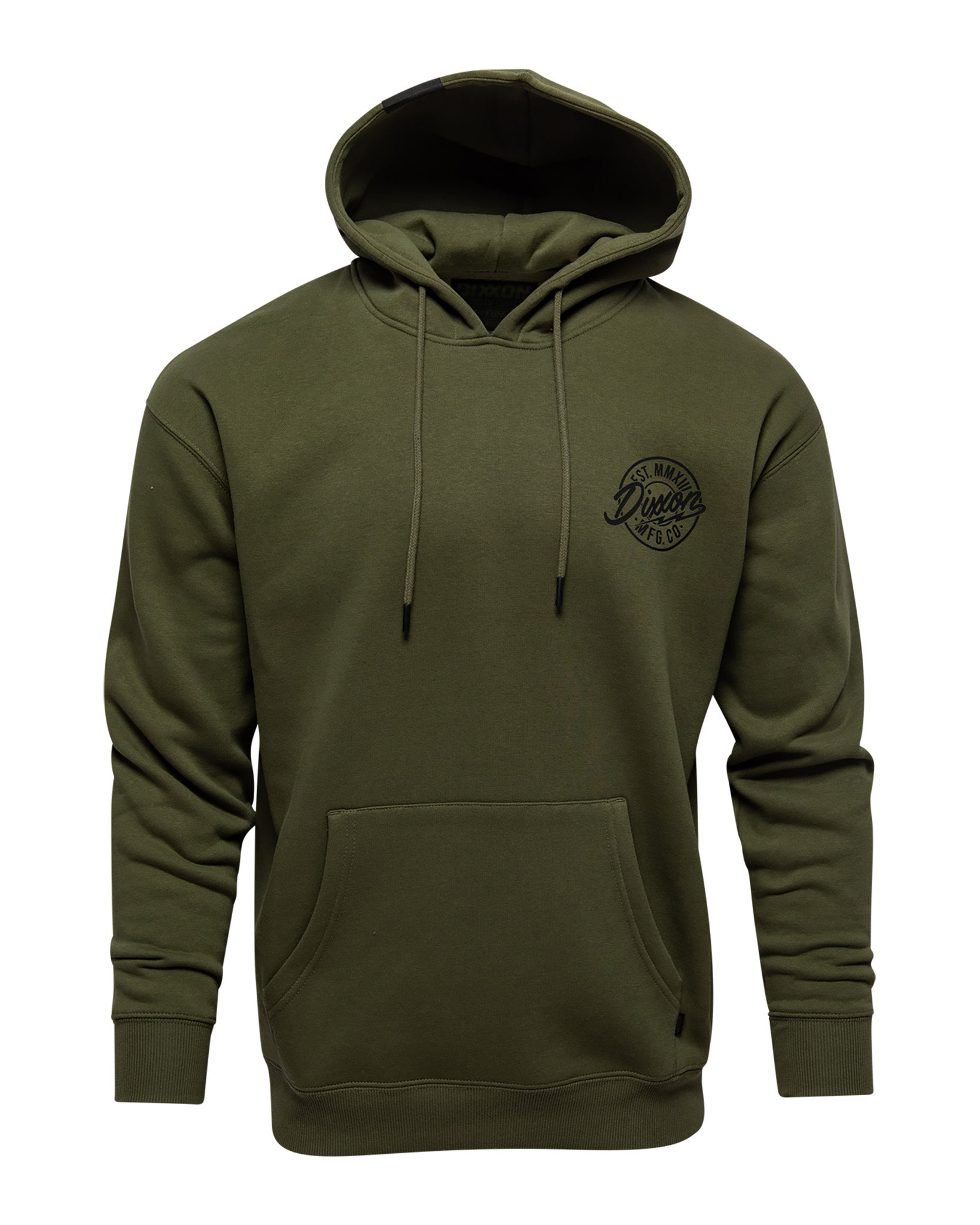 Black MFG Pullover Hoodie - O.D. Green - Dixxon Flannel Co.