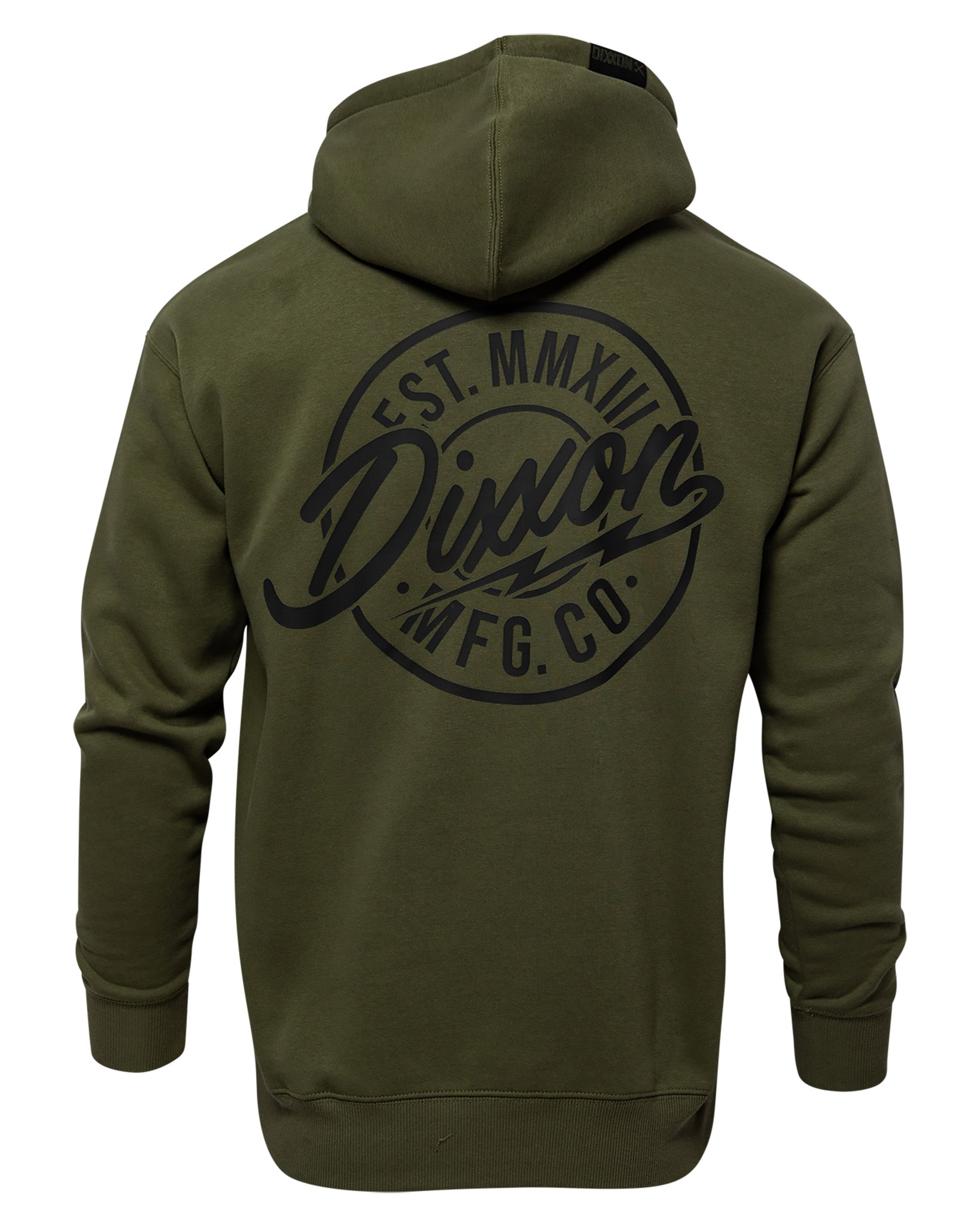 Black MFG Pullover Hoodie - O.D. Green - Dixxon Flannel Co.