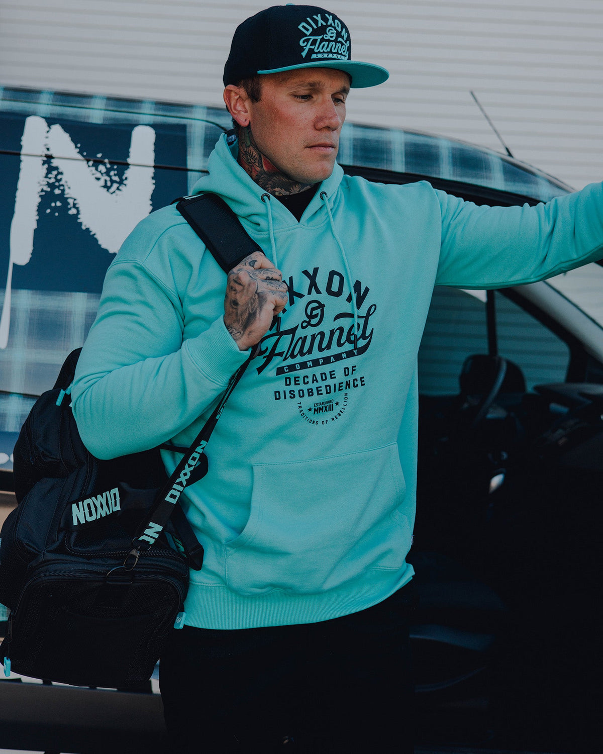 Black Pastime Pullover Hoodie - Tiffany - view 1