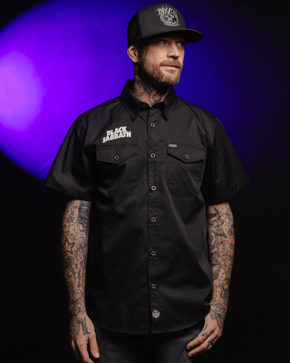 Black Sabbath WorkForce Short Sleeve Work Shirt - Black - view 3