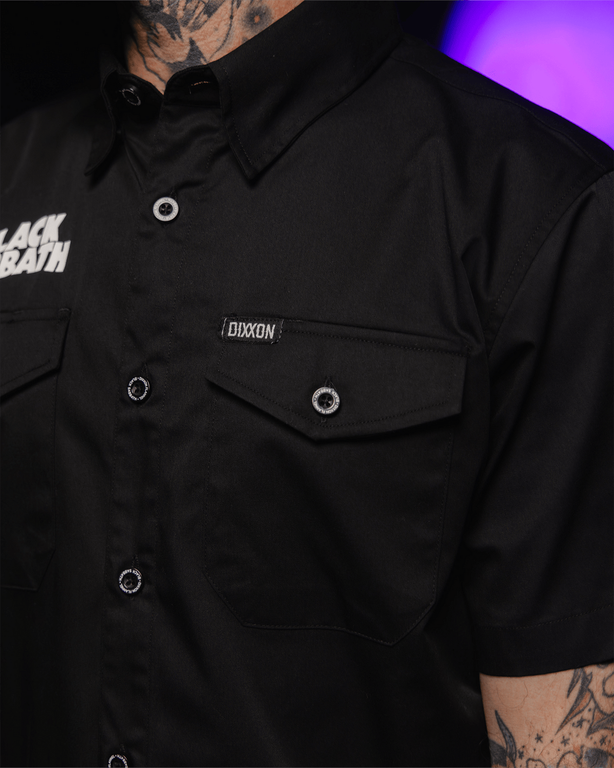 Black Sabbath WorkForce Short Sleeve Work Shirt - Black - view 8