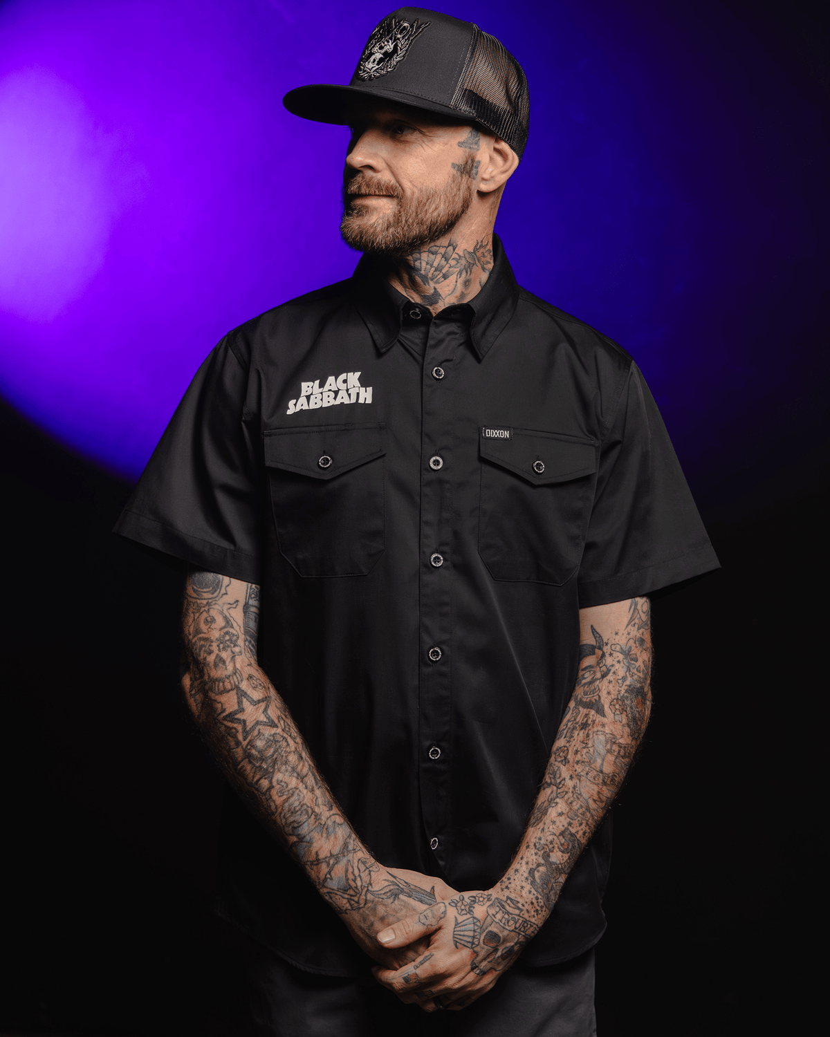 Black Sabbath WorkForce Short Sleeve Work Shirt - Black - view 2