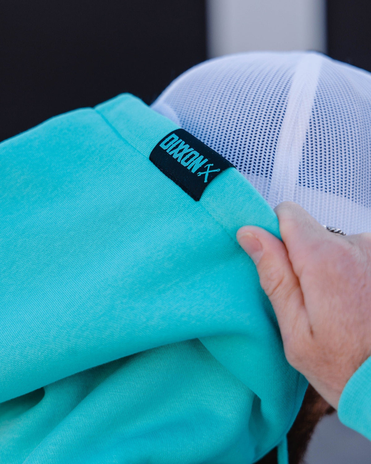 Black Salty Crest Zip Up Hoodie - Tiffany - view 6