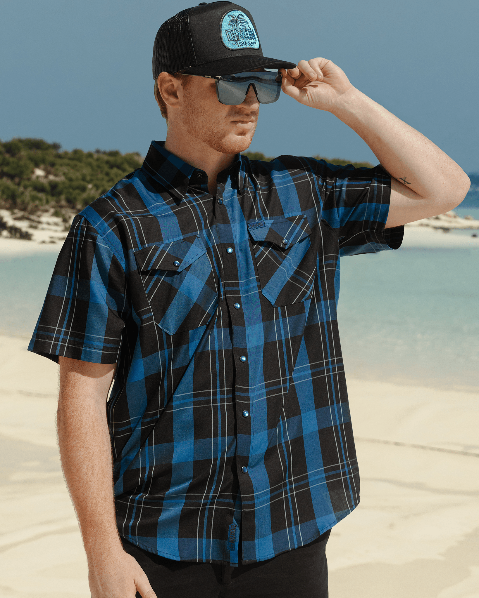 Black Sea Bamboo Short Sleeve - Dixxon Flannel Co.
