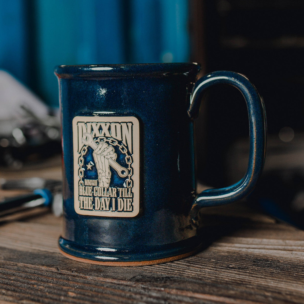 Dixxon's Blue Collar Mug: Handcrafted Quality