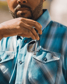 Blue Marlin Bamboo Short Sleeve - Dixxon Flannel Co.