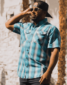 Blue Marlin Bamboo Short Sleeve - Dixxon Flannel Co.