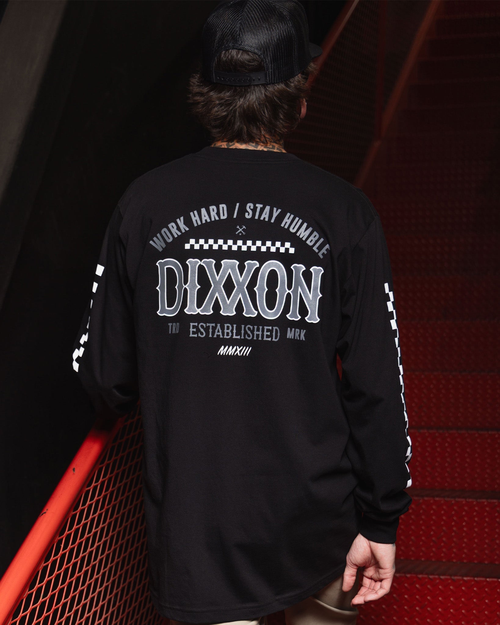 Bones Long Sleeve T-Shirt - Black - Dixxon Flannel Co.